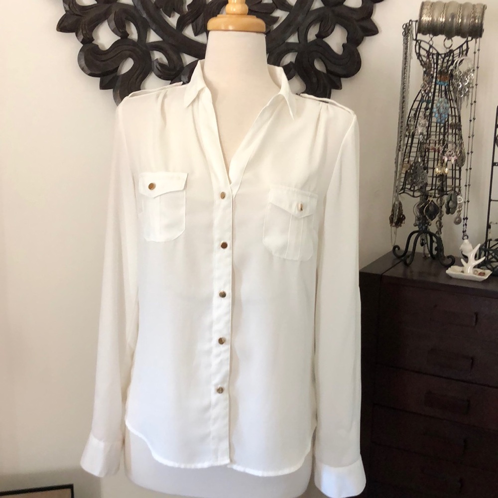 White Papaya Blouse